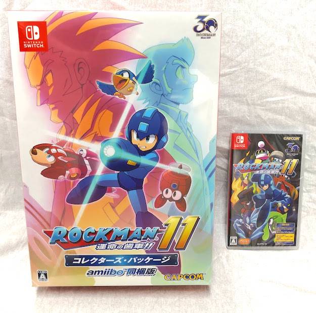Mega Man 11 / Rockman 11 - Collector's Package amiibo Bundled Edition Japonés Nintendo Switch Usado