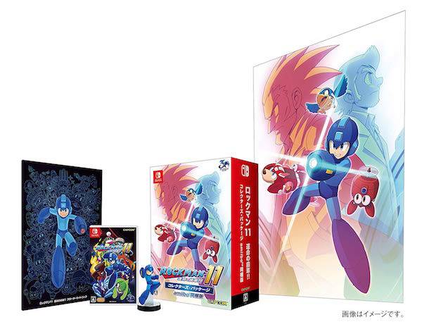 Mega Man 11 / Rockman 11 - Collector's Package amiibo Bundled Edition Japonés Nintendo Switch Usado