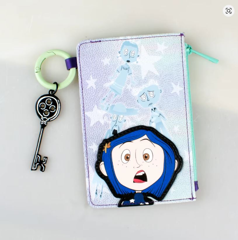 Cartera Monedero Para Dama - Coraline Con Adorno De Llave