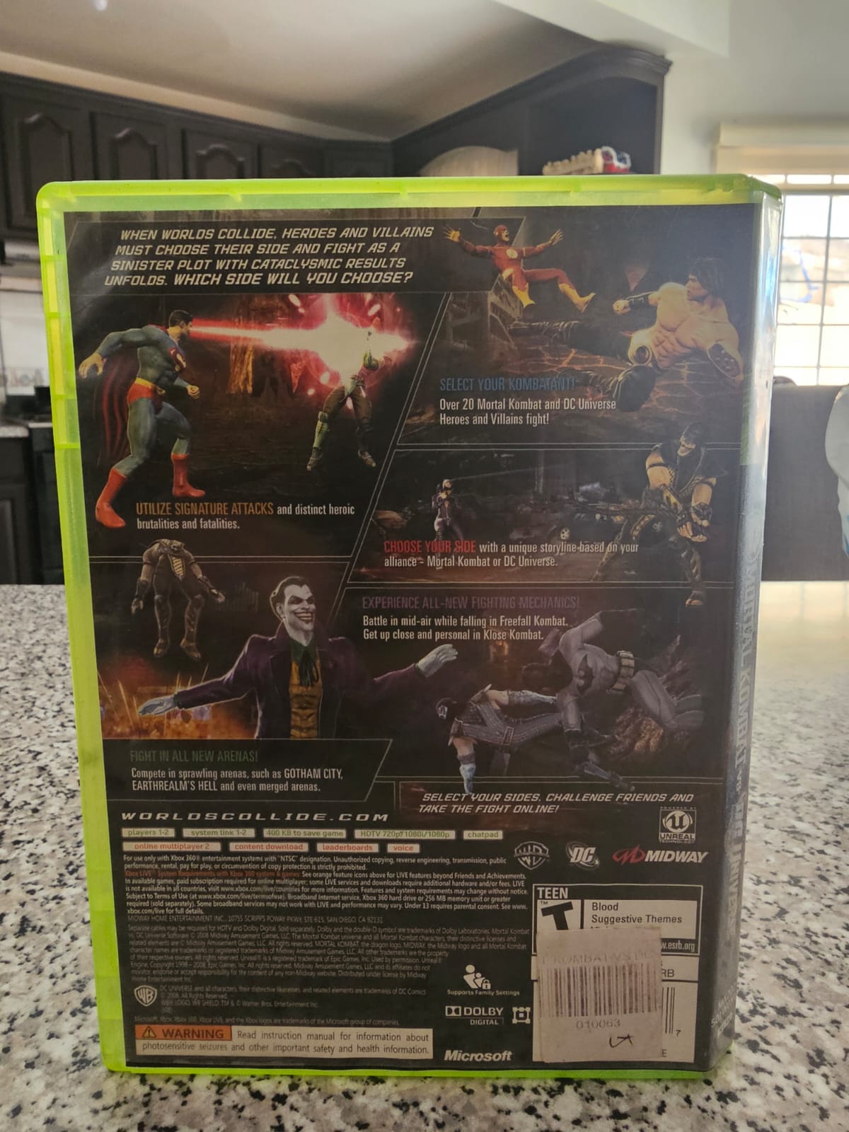 Mortal Kombat Vs Dc Universe Xbox 360 Usado