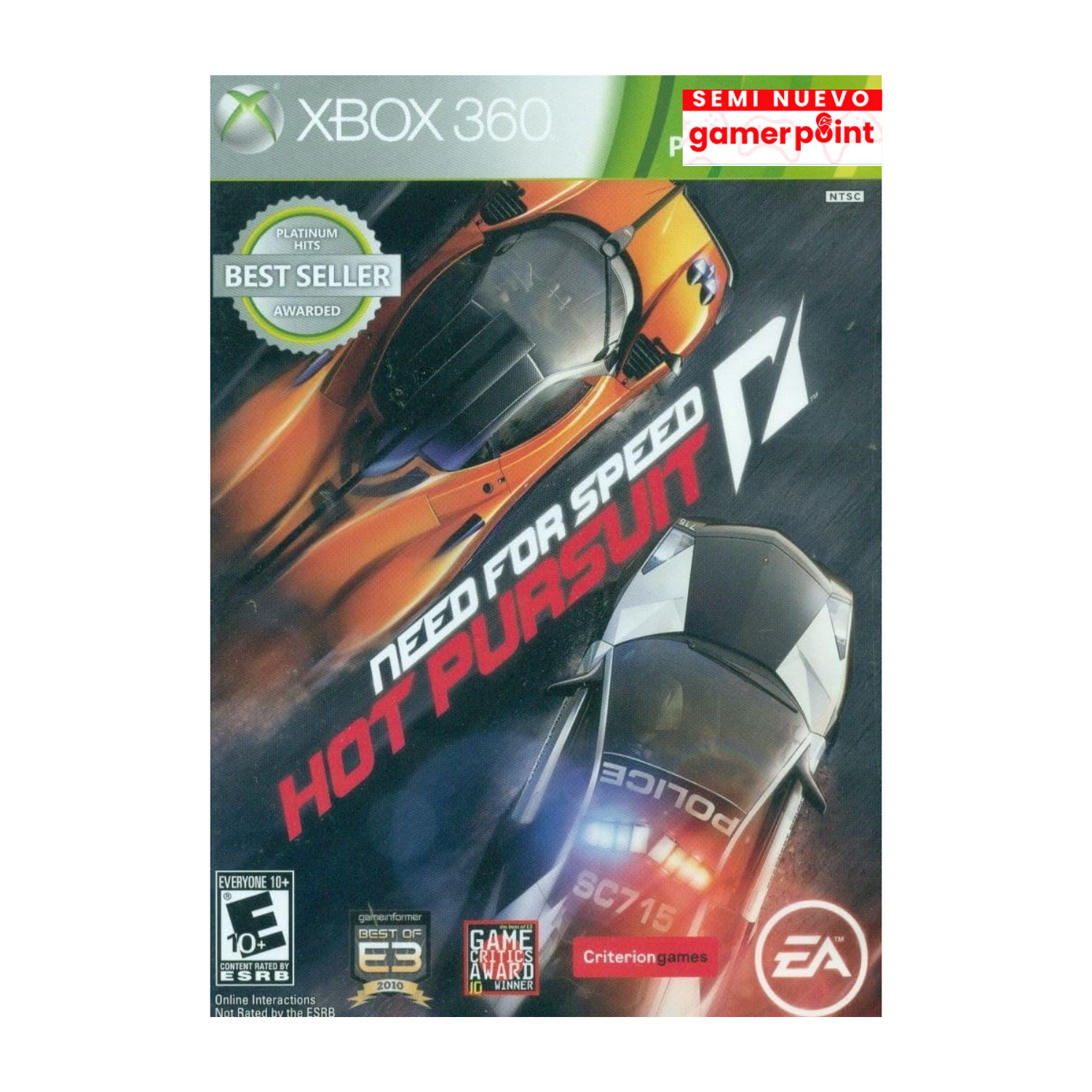 Need For Speed Hot Pursuit Xbox 360 Usado