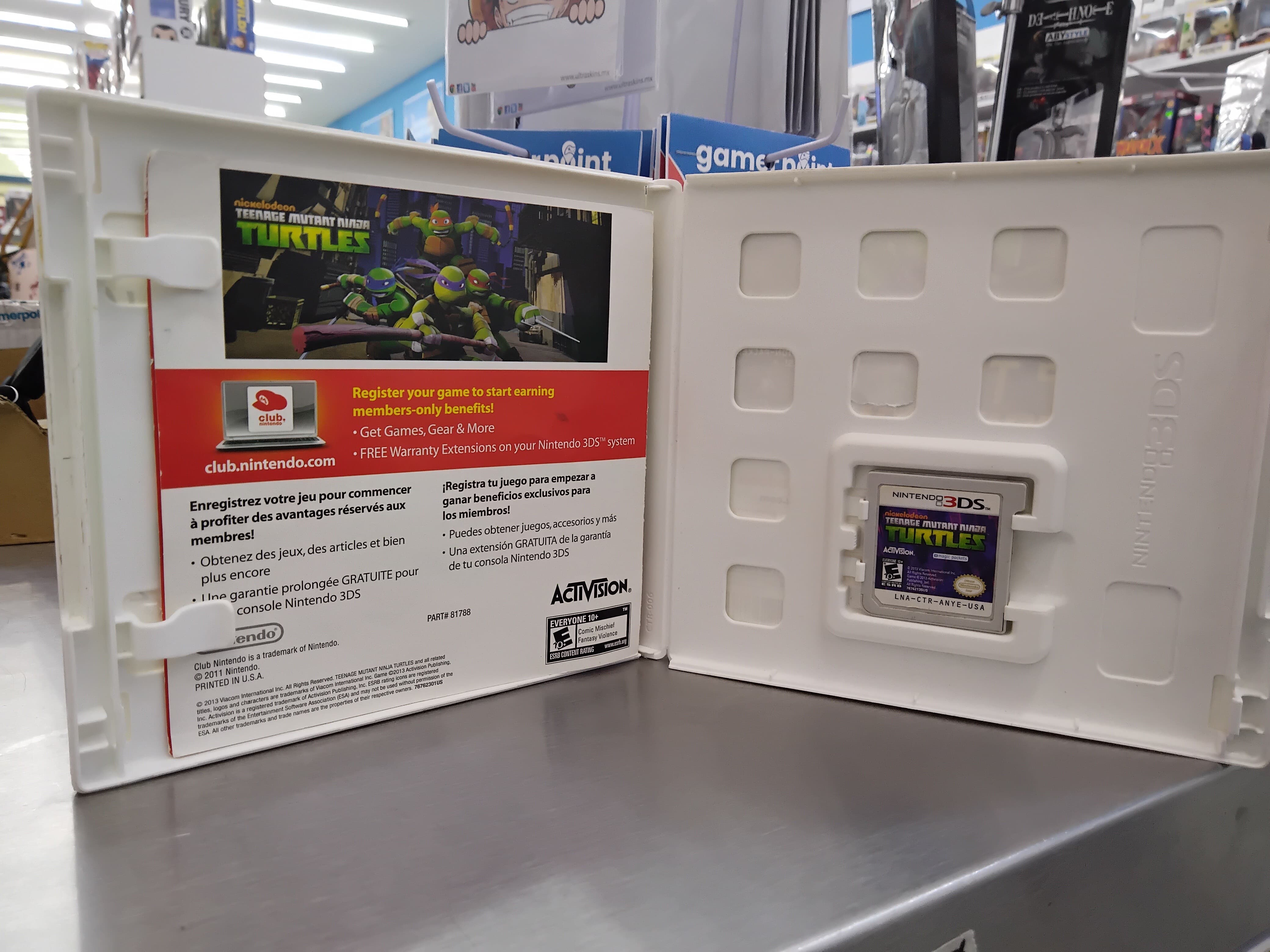 Nickelodeon Teenage Mutant Ninja Turtles 3DS Usado