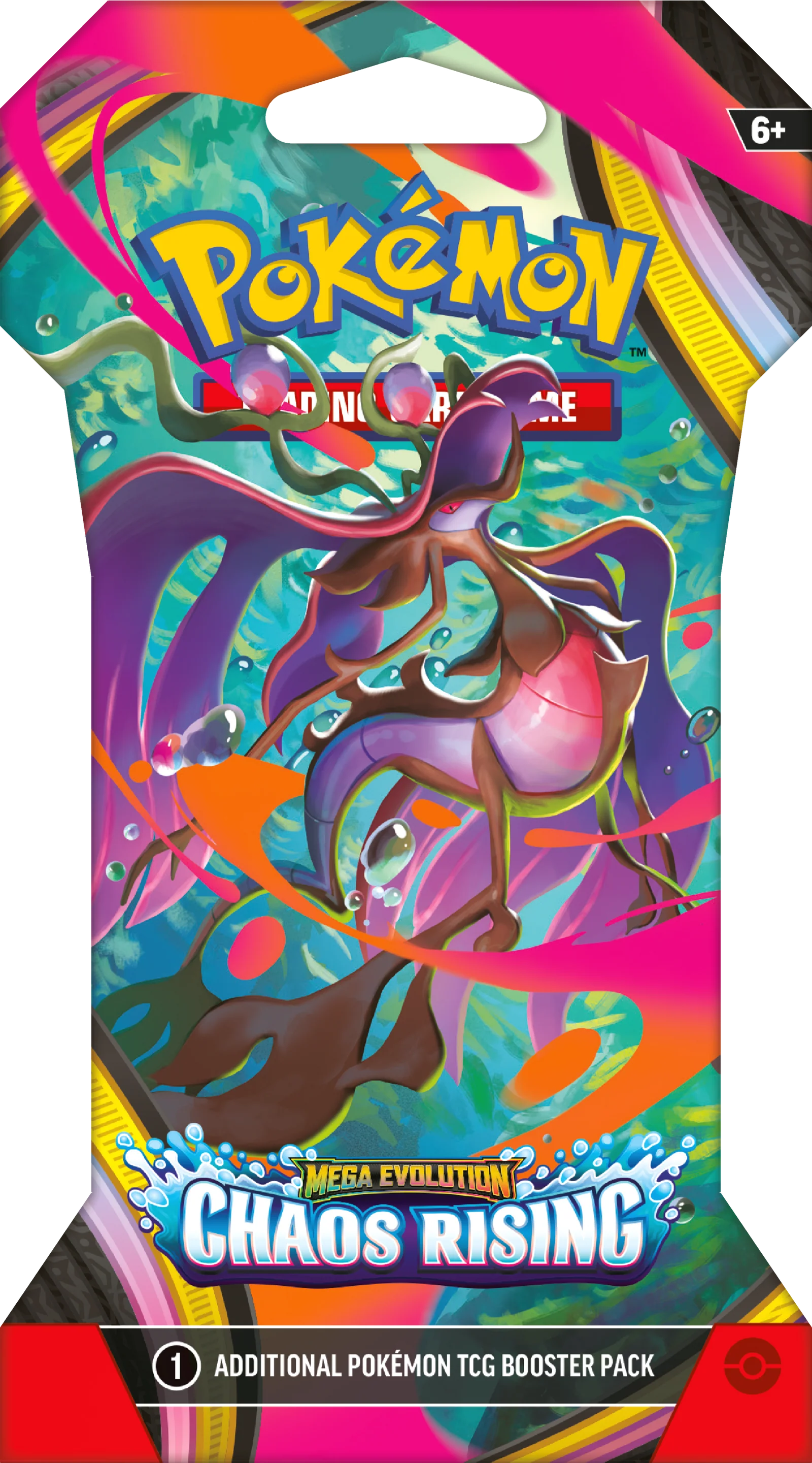 Pokémon TCG - Mega Evolutions - Chaos Rising - Sleeved Booster (Sobre Individual) - Inglés