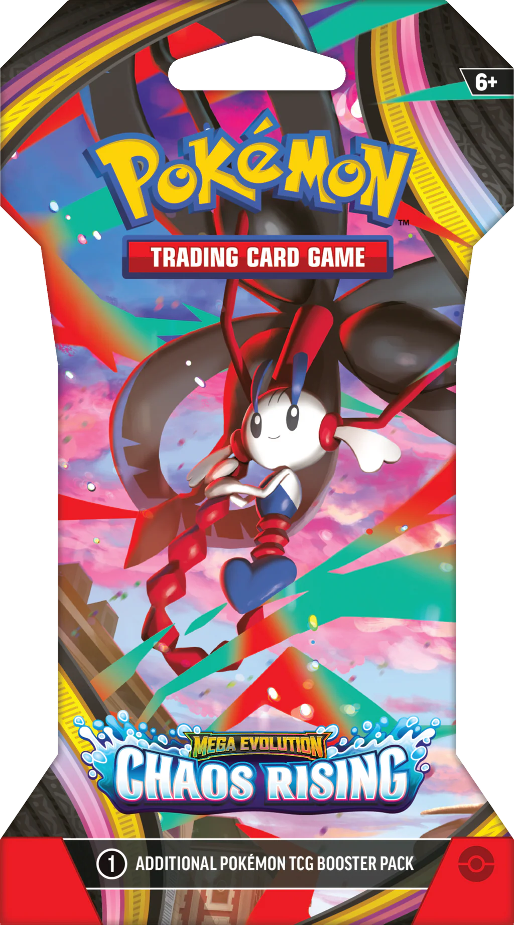 Pokémon TCG - Mega Evolutions - Chaos Rising - Sleeved Booster (Sobre Individual) - Inglés