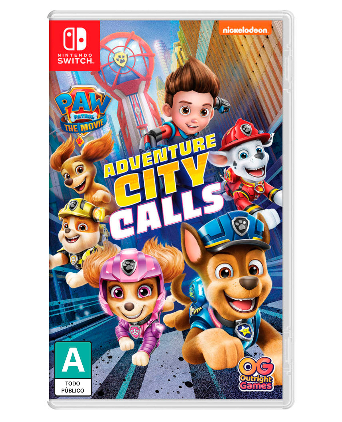Paw Patrol The Movie Adventure City Calls Nintendo Switch Usado