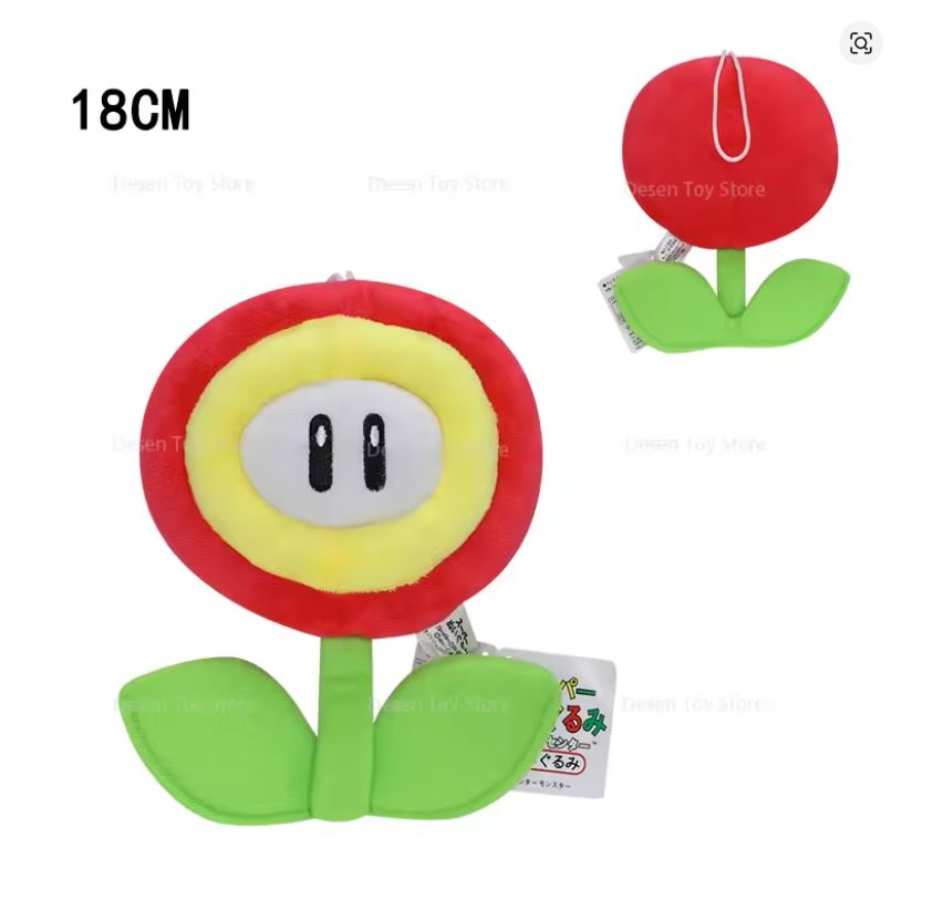 Peluche - Super Mario Bros - Flor De Fuego
