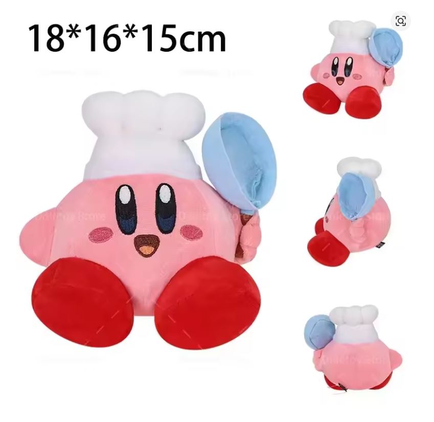 Peluche - Kirby - Chef Kirby - 18 cm