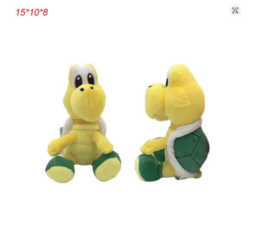 Peluche - Super Mario Bros - Koopa Troopa - 14 cm