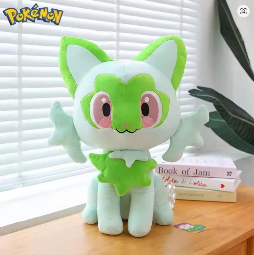 Peluche - Pokémon - Sprigatito - 30 cm