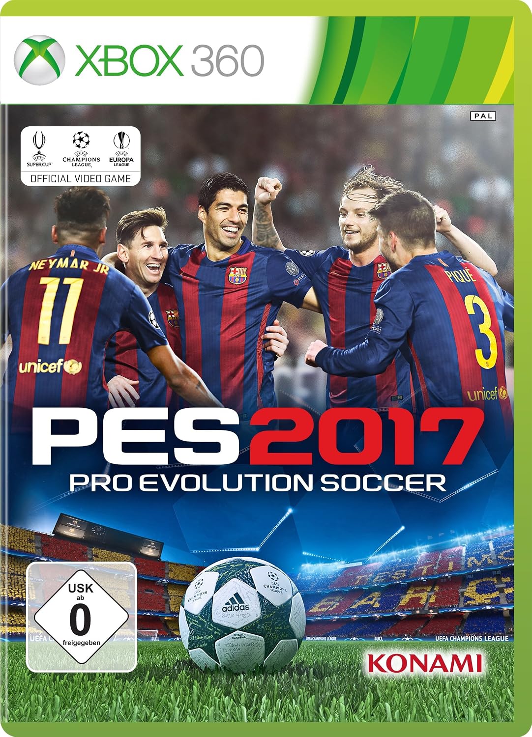 Pes 2017 Xbox 360 Usado