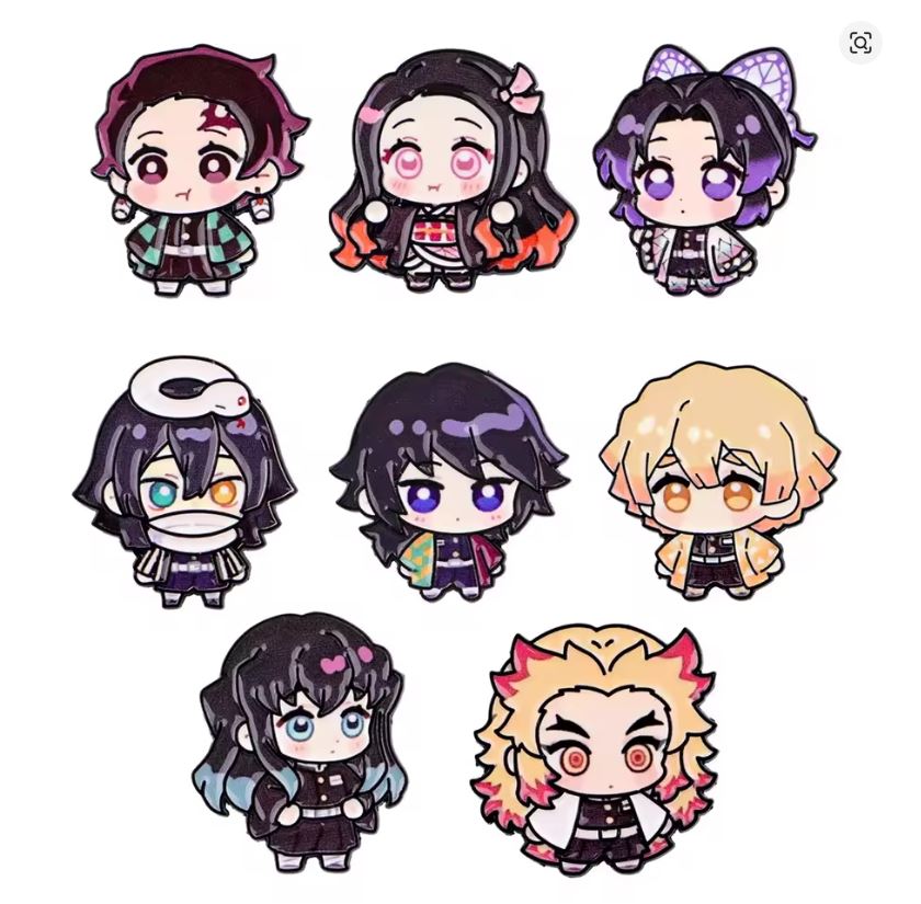 Pin Esmaltado - Demon´s Slayer - Varios Diseños - Precio Por Pieza
