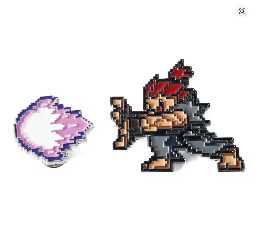 Pin Esmaltado - Street Fighter * Akuma + Hadoken