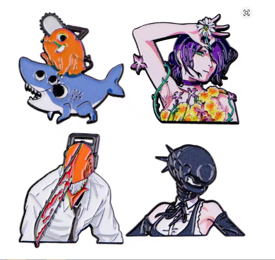 Pin Esmaltado - Chainsaw Man (Precio Por Pieza)
