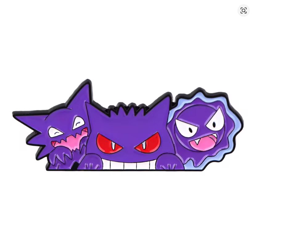 Pin Esmaltado - Pokémon - Gengar Evoluciones