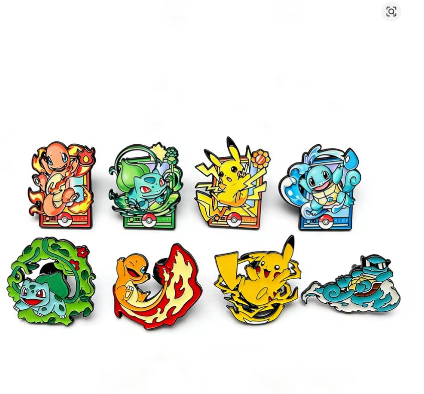 Pin Esmaltado - Pokémon - Varios Diseños - Precio Por Pieza