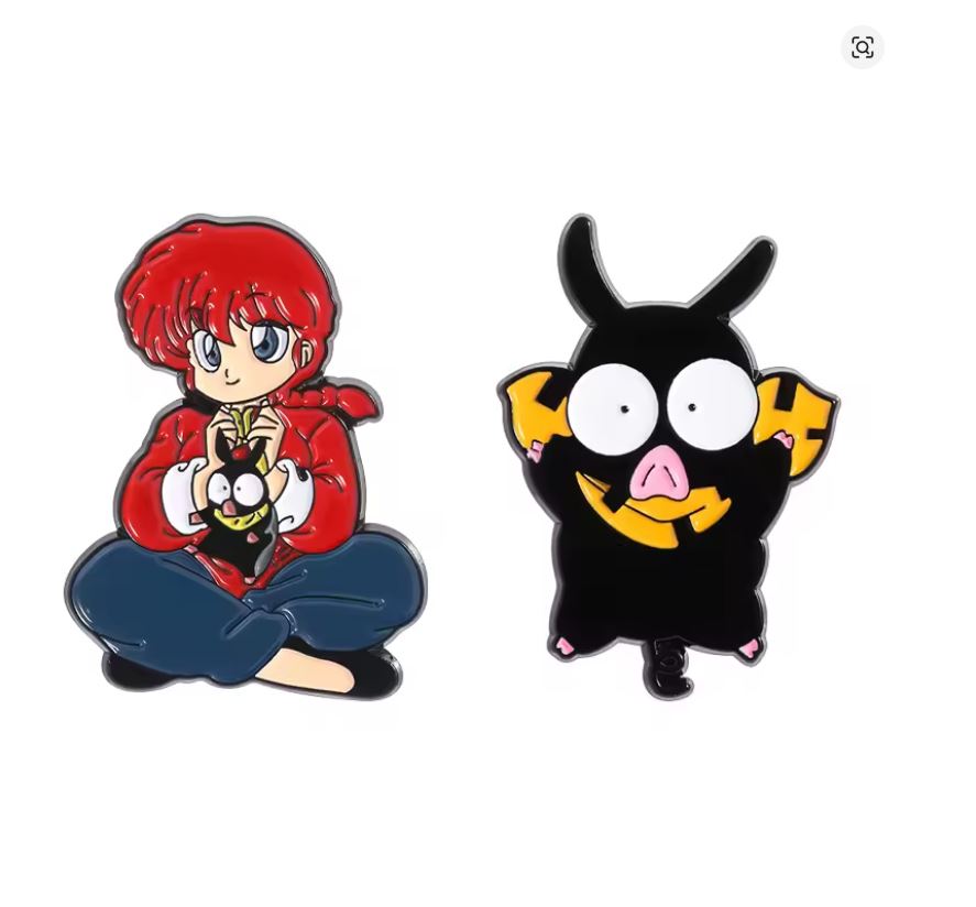 Pin Esmaltado - Ranma 1/2 - Varios Modelos - Precio Por Pieza