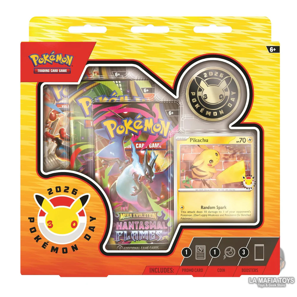 Pokémon TCG: 30 Anniversary Pokémon Day 2026 Collection - Español