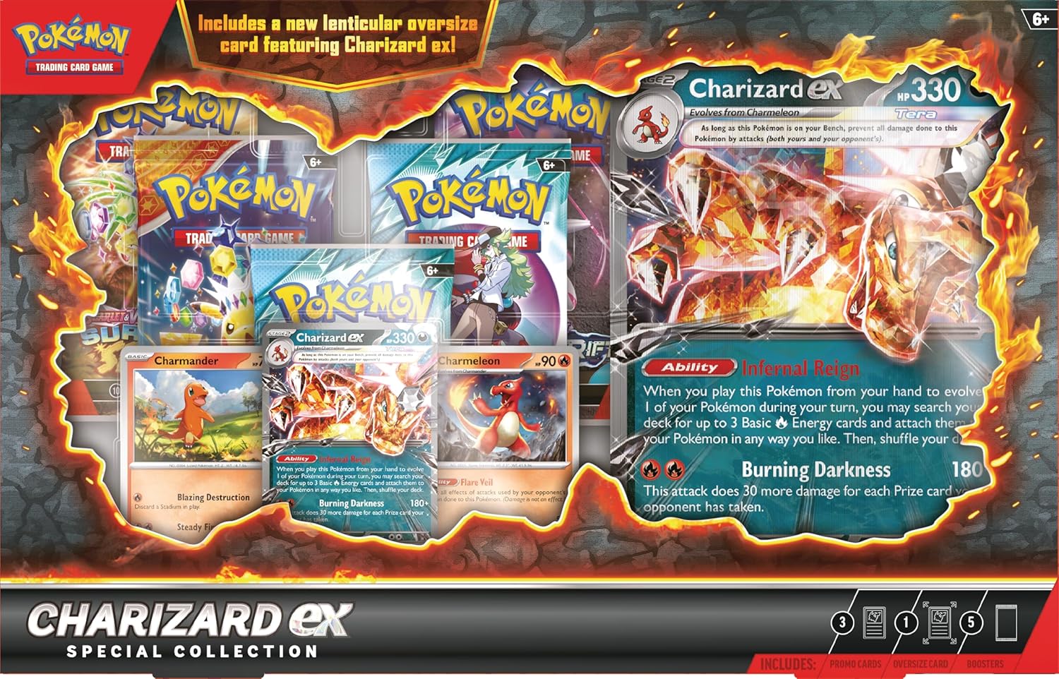 Pokémon TCG: Charizard ex Special Collection - Español