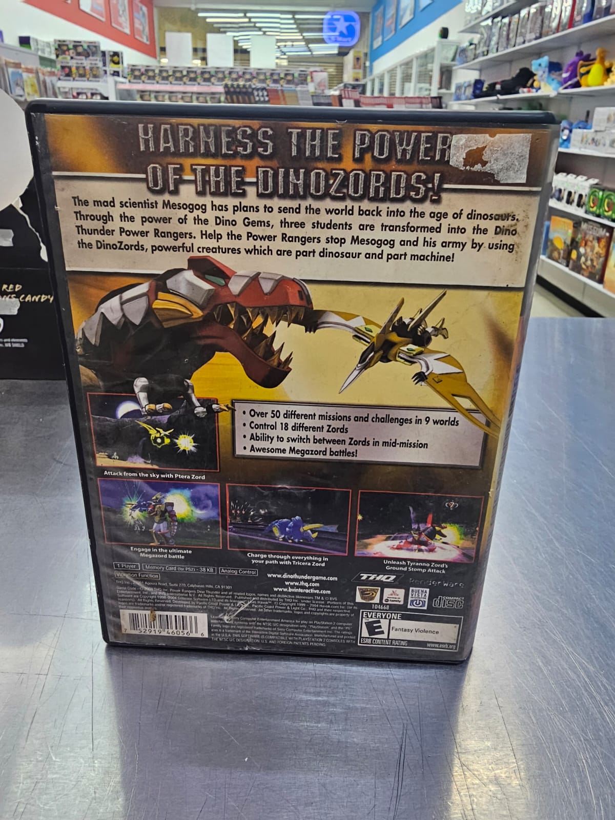 Power Rangers Dino Thunder PS2 Usado