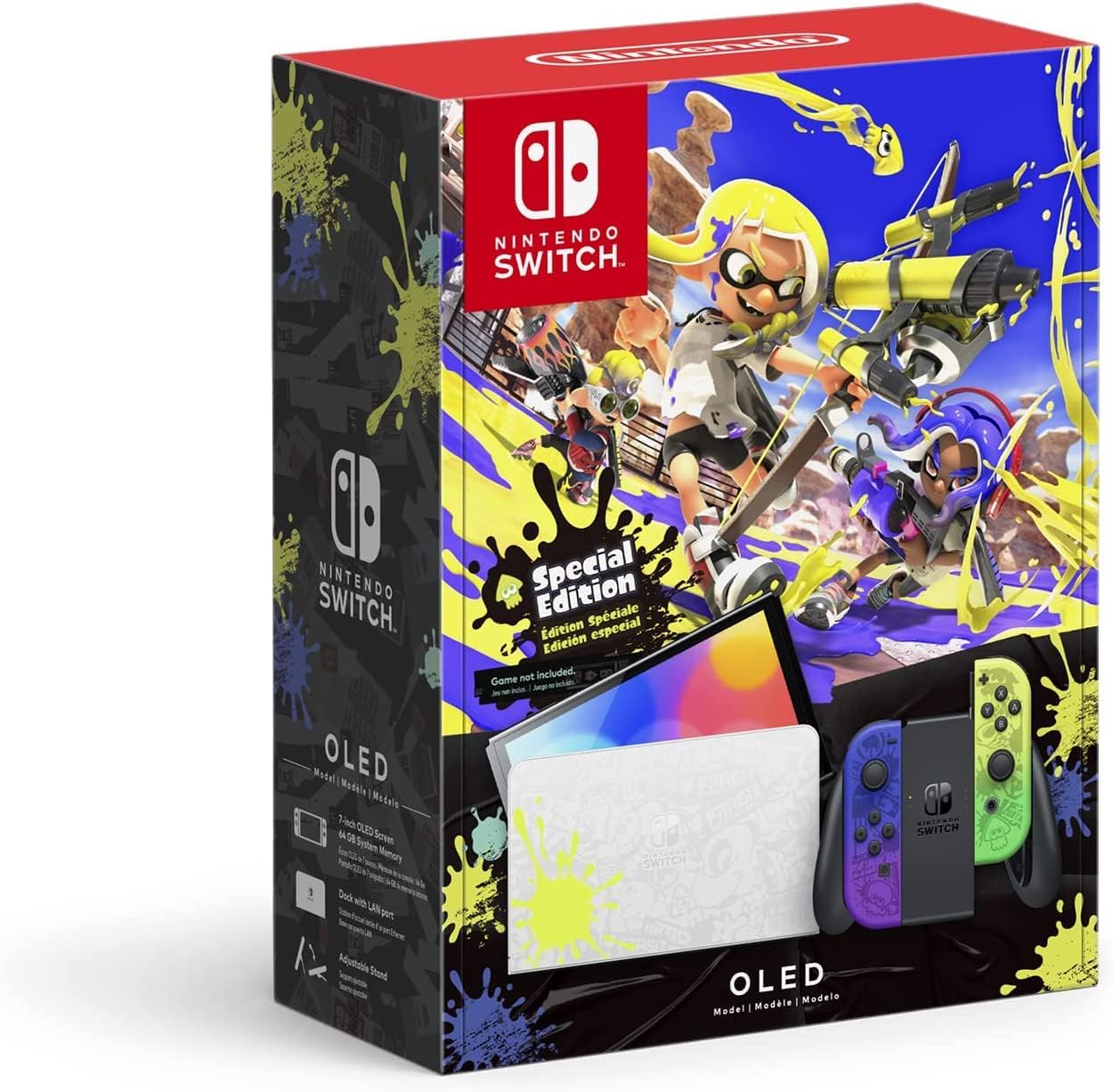 Consola Switch Oled Splatoon 3 Usada