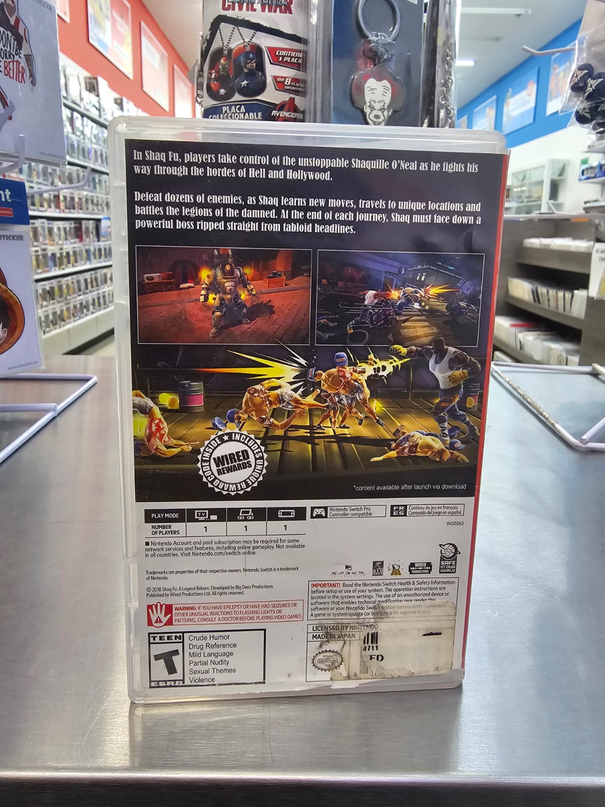 Shaq Fu A Legend Reborn Nintendo Switch Usado