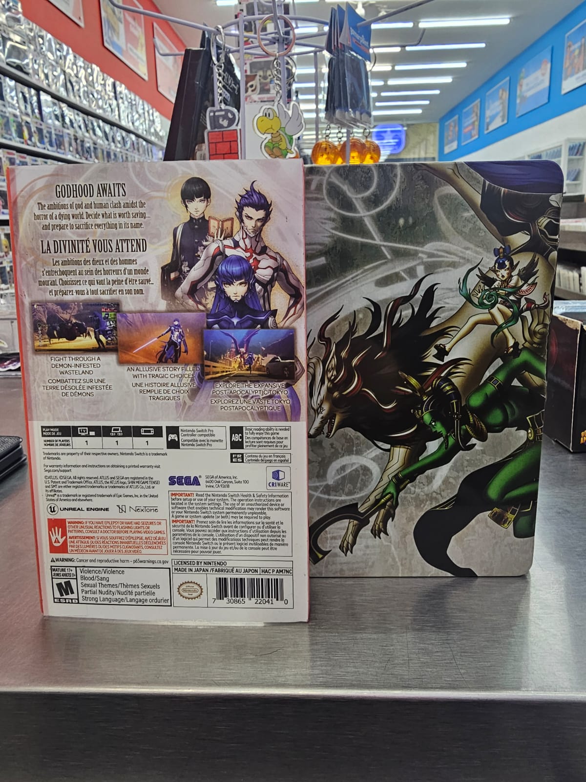 Shin Megami Tensei V Steelbook Nintendo Switch Usado