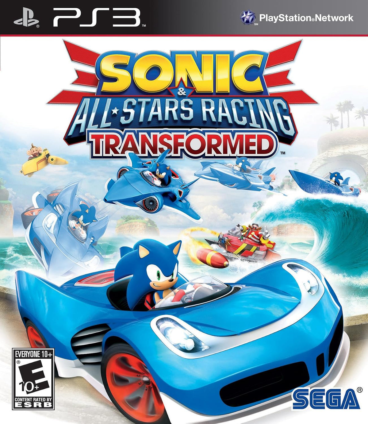 Sonic & All Stars Racing Transformed PS3 Usado