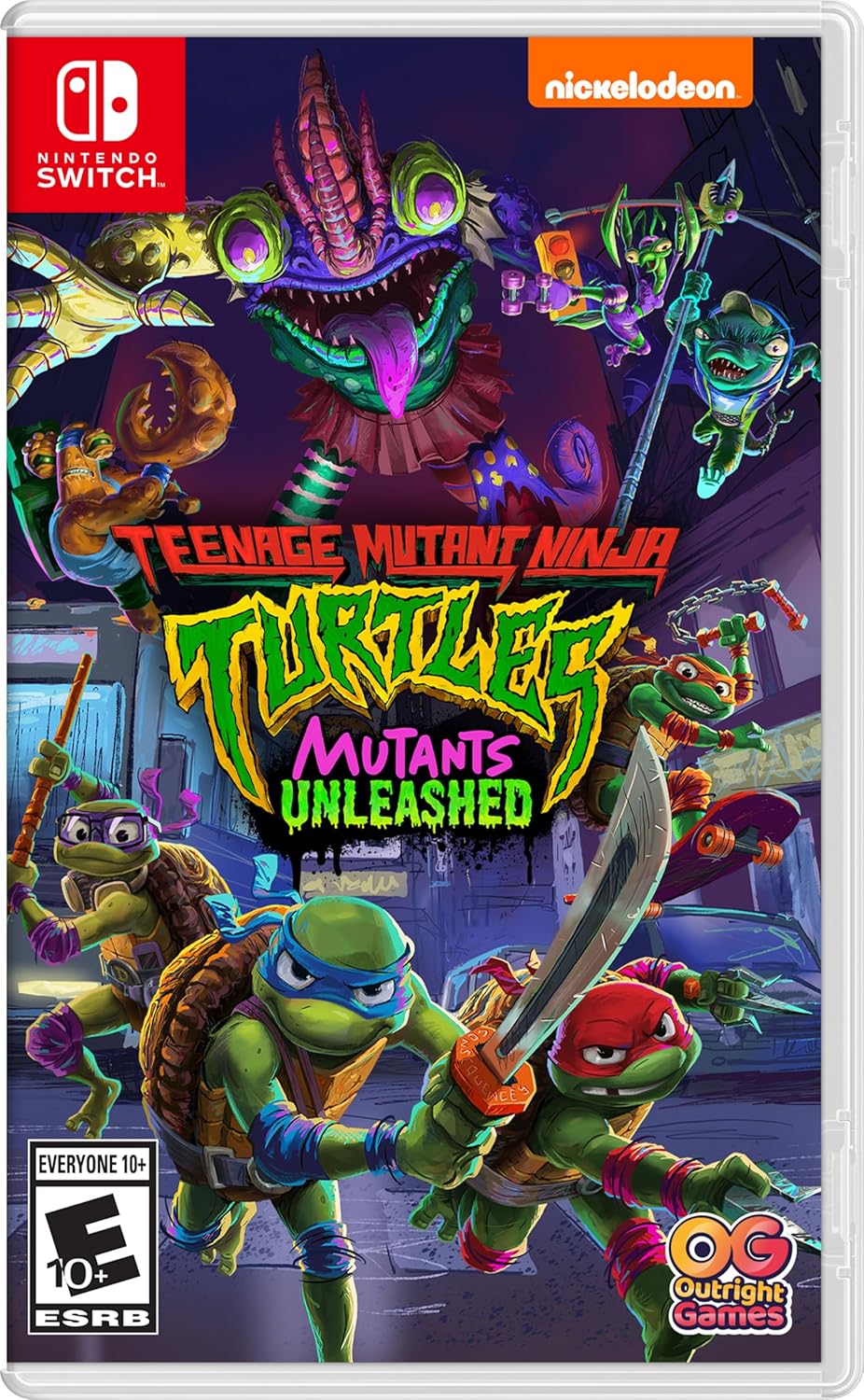 Teenage Mutant Ninja Turtles Mutants Unleashed Nintendo Switch Usado