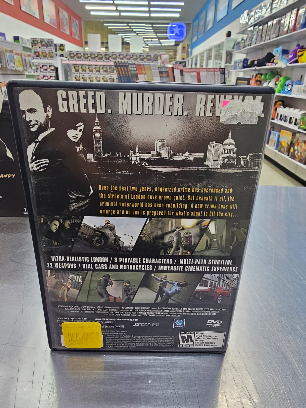 The Getaway Black Monday PS2 Usado