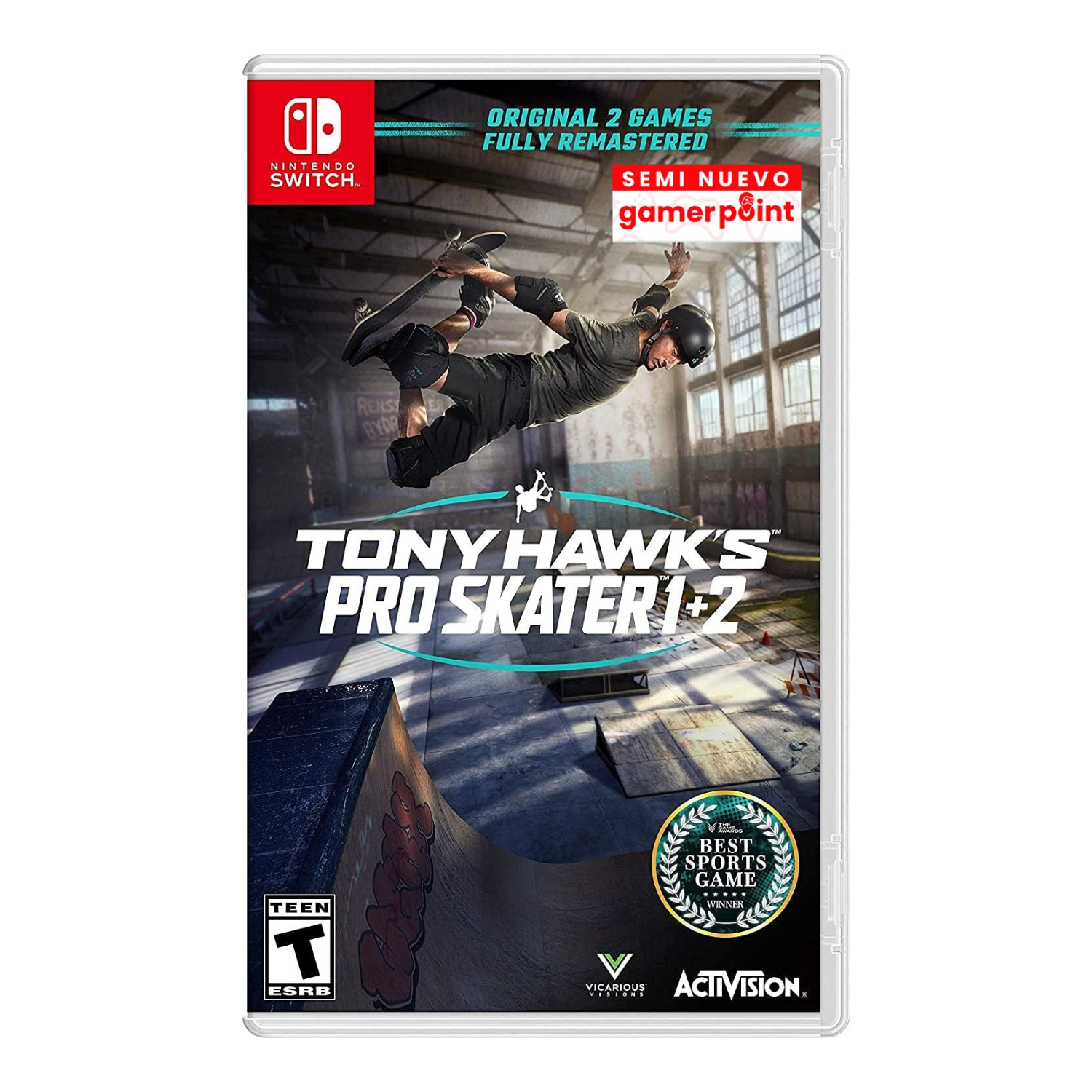 Tony Hawk's Pro Skate 1 + 2 Nintendo Switch Usado