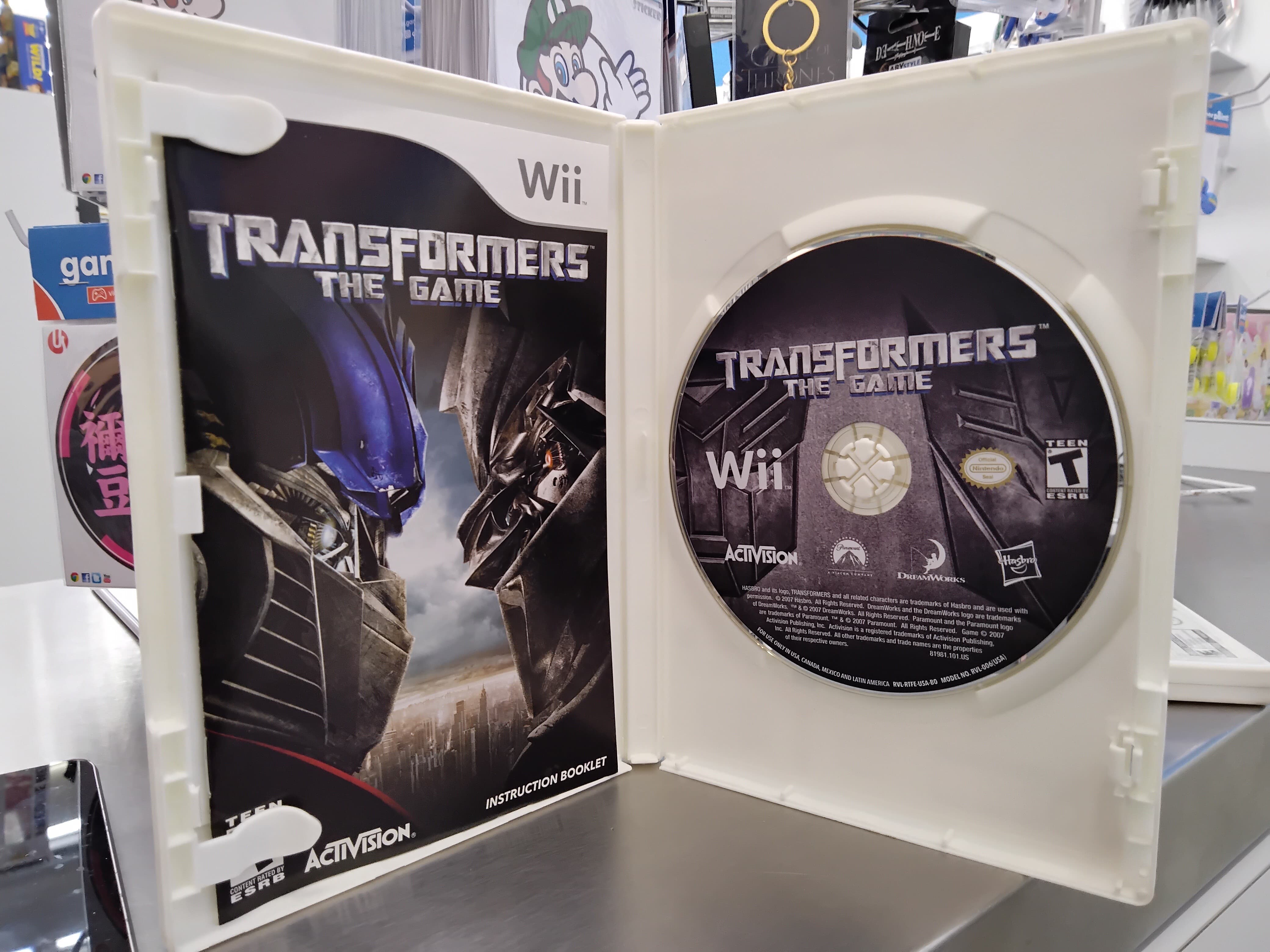 Transformers The Game Wii Usado
