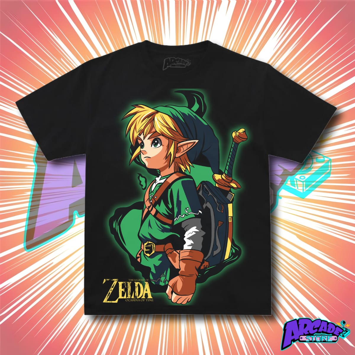 Playera - Arcade - The Legend Of Zelda 05
