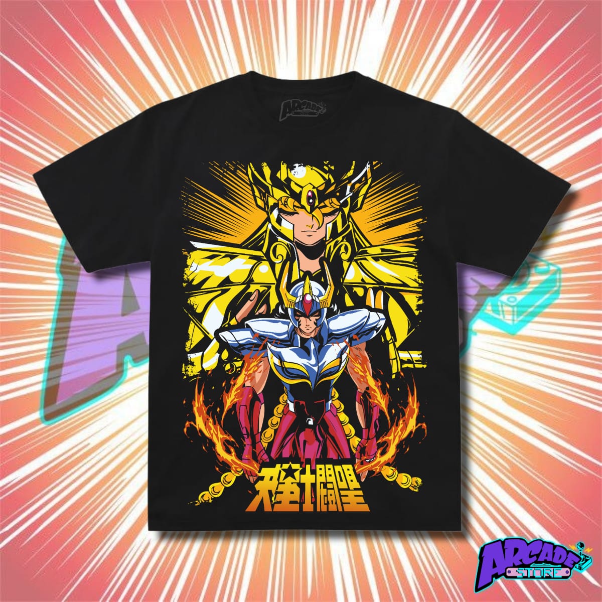 Playera - Arcade - Caballeros Del Zodiaco 02