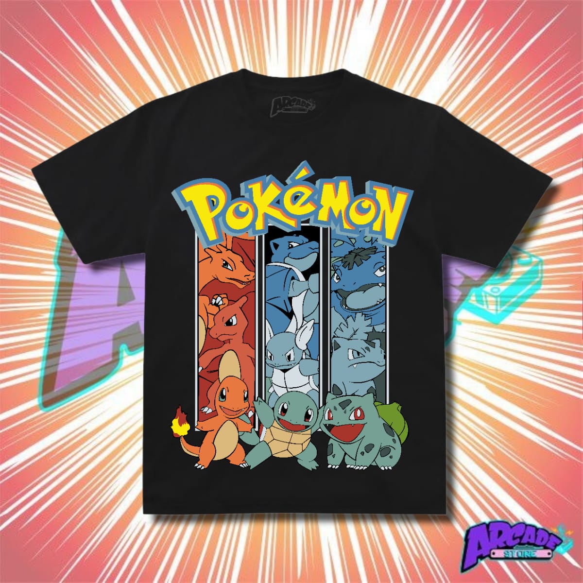 Playera - Arcade - Pokémon 07