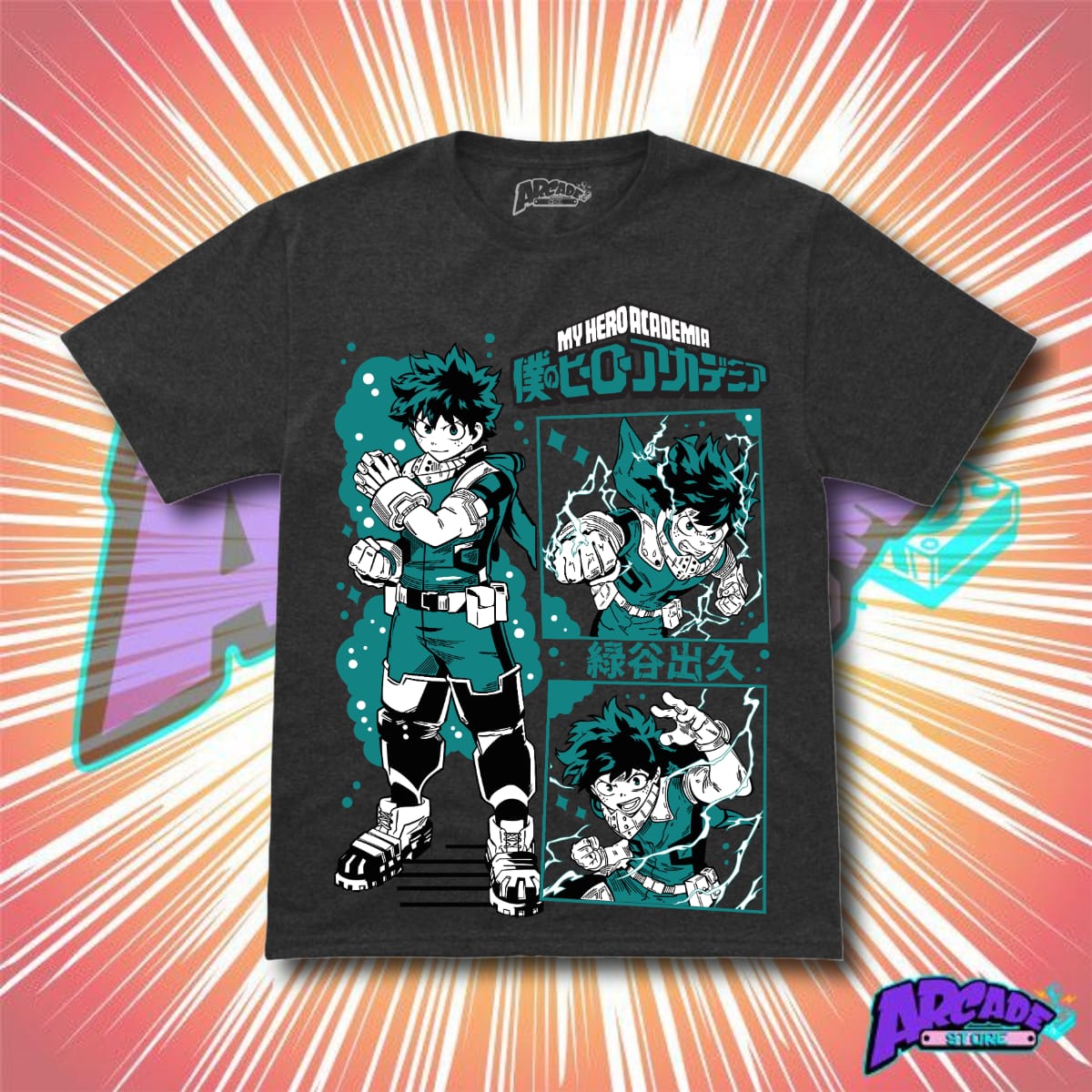 Playera - Arcade - My Hero Academia 03