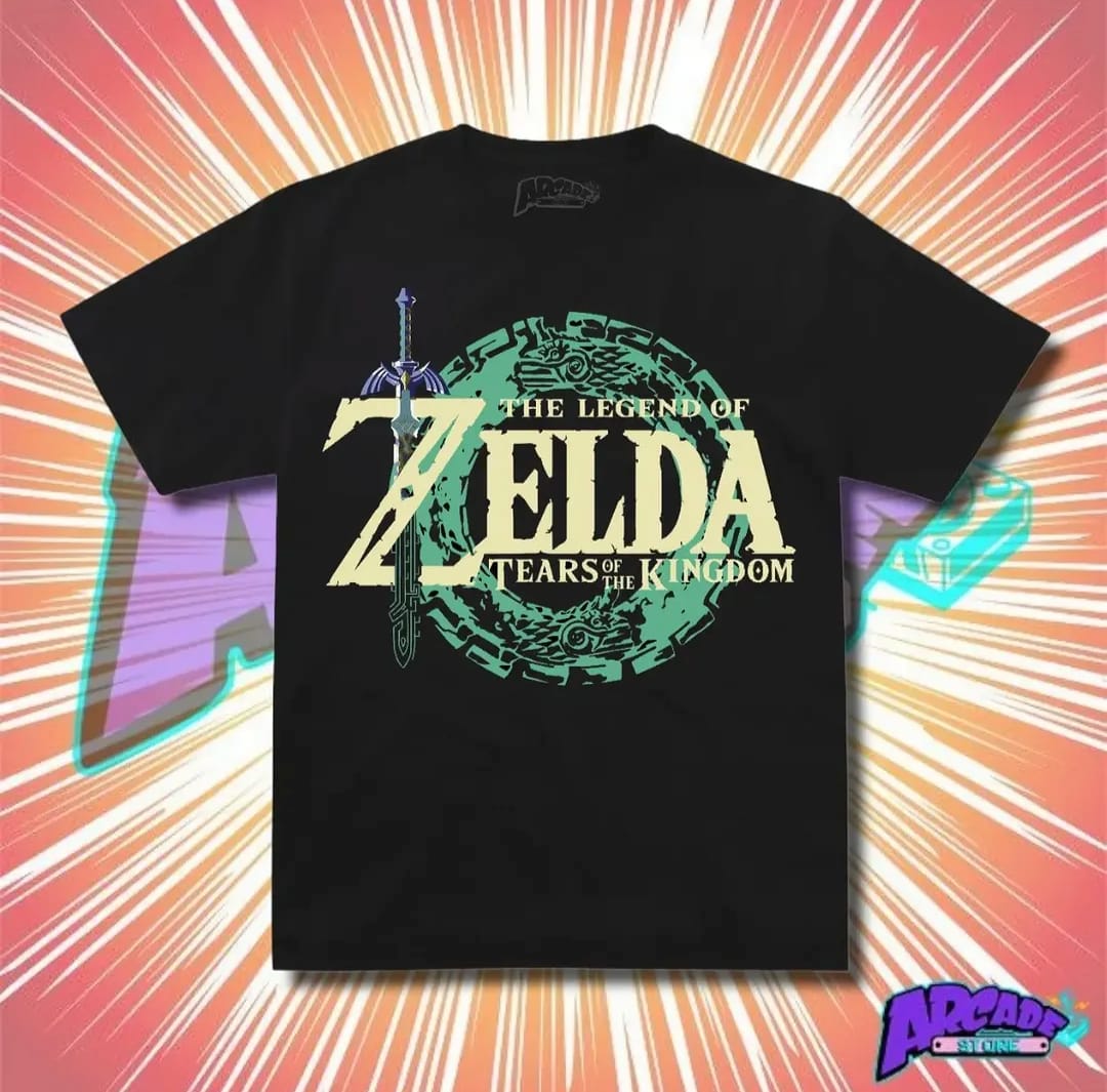 Playera - Arcade - The Legend Of Zelda 06 - Tears Of The Kingdom Logo