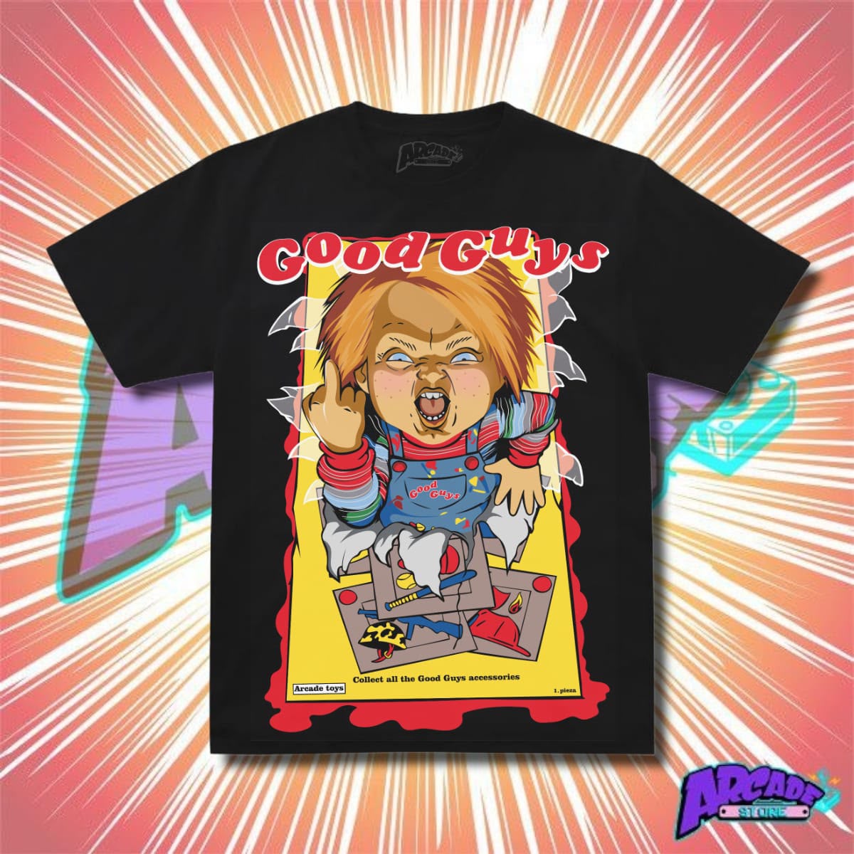 Playera - Arcade - Horros Movies - Chucky