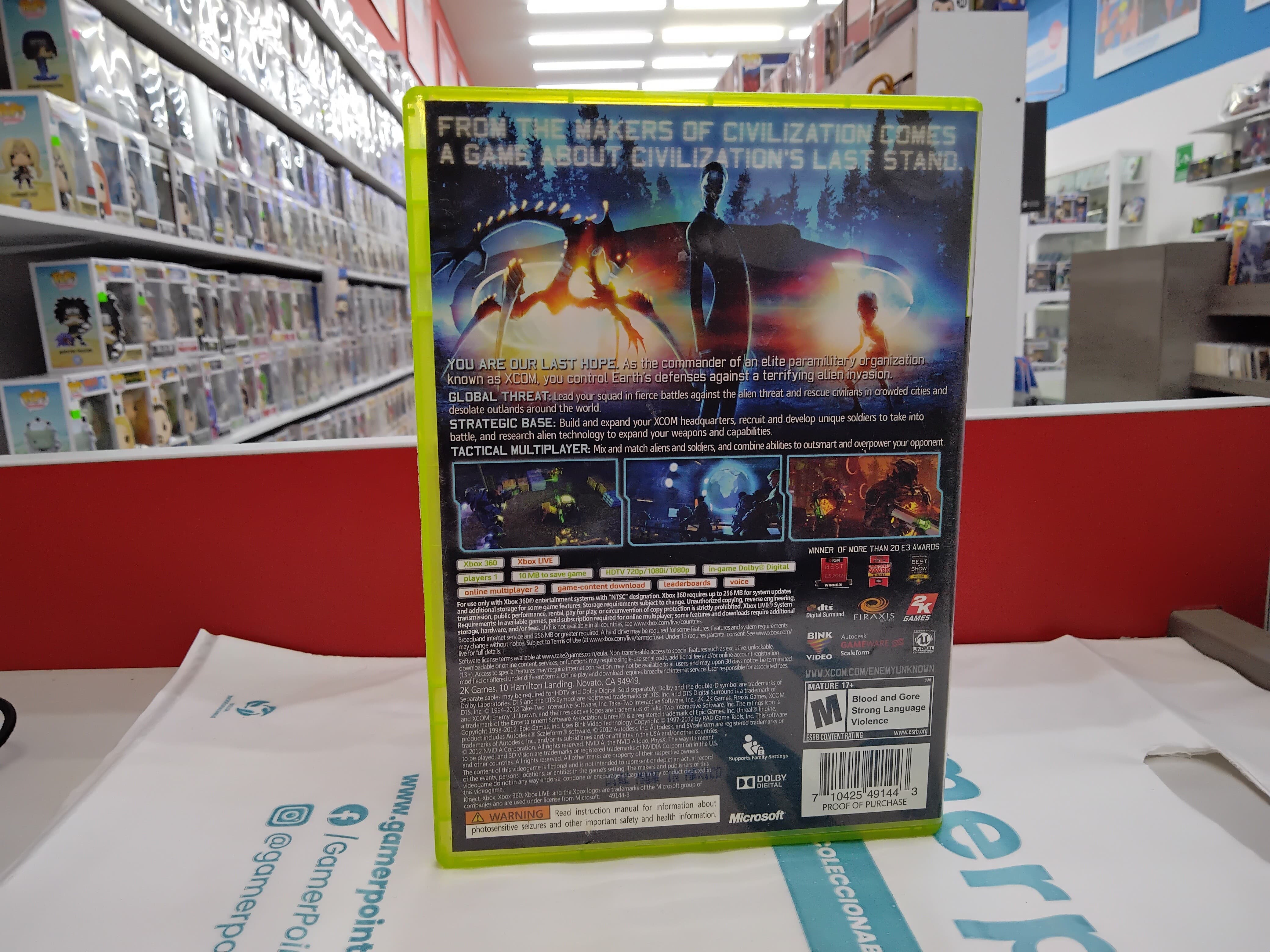 Xcom Enemy Unknown Xbox 360 Usado