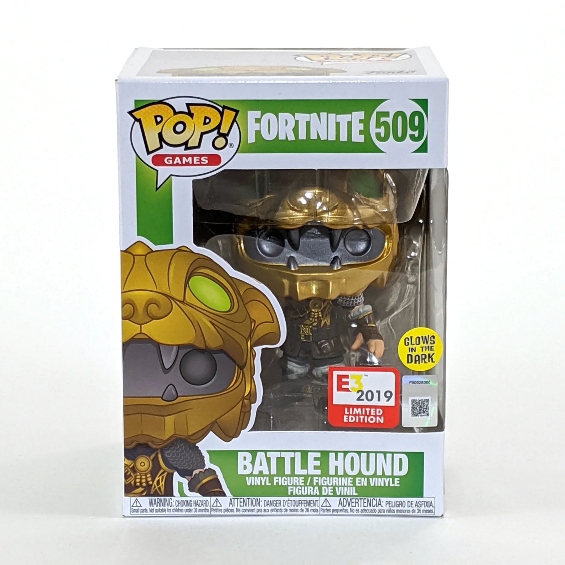 Funko Battle Hound Glows in the Dark E3 Limited Edition 509 (Fortnite)