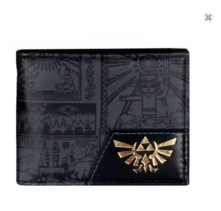 Cartera para Hombre - The Legend Of Zelda - Logo Dorado