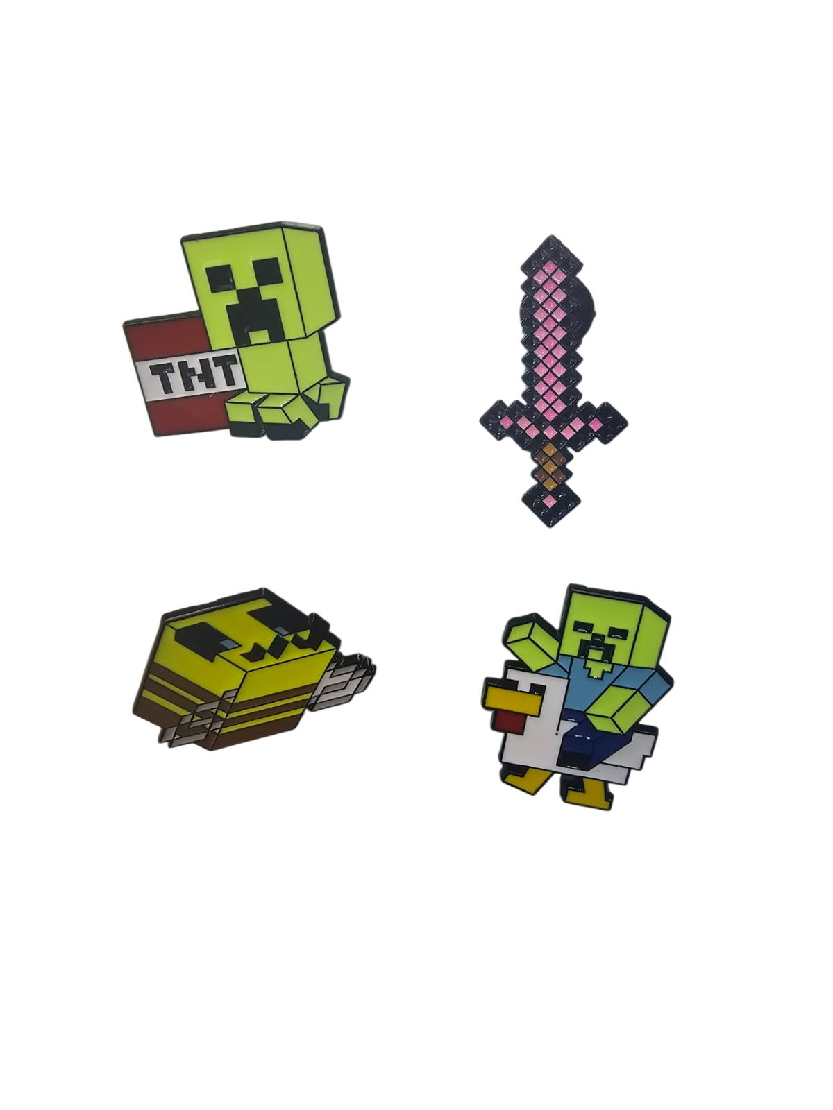 Pines Esmaltados - Minecraft - Varios Dieños - Precio Por Pieza