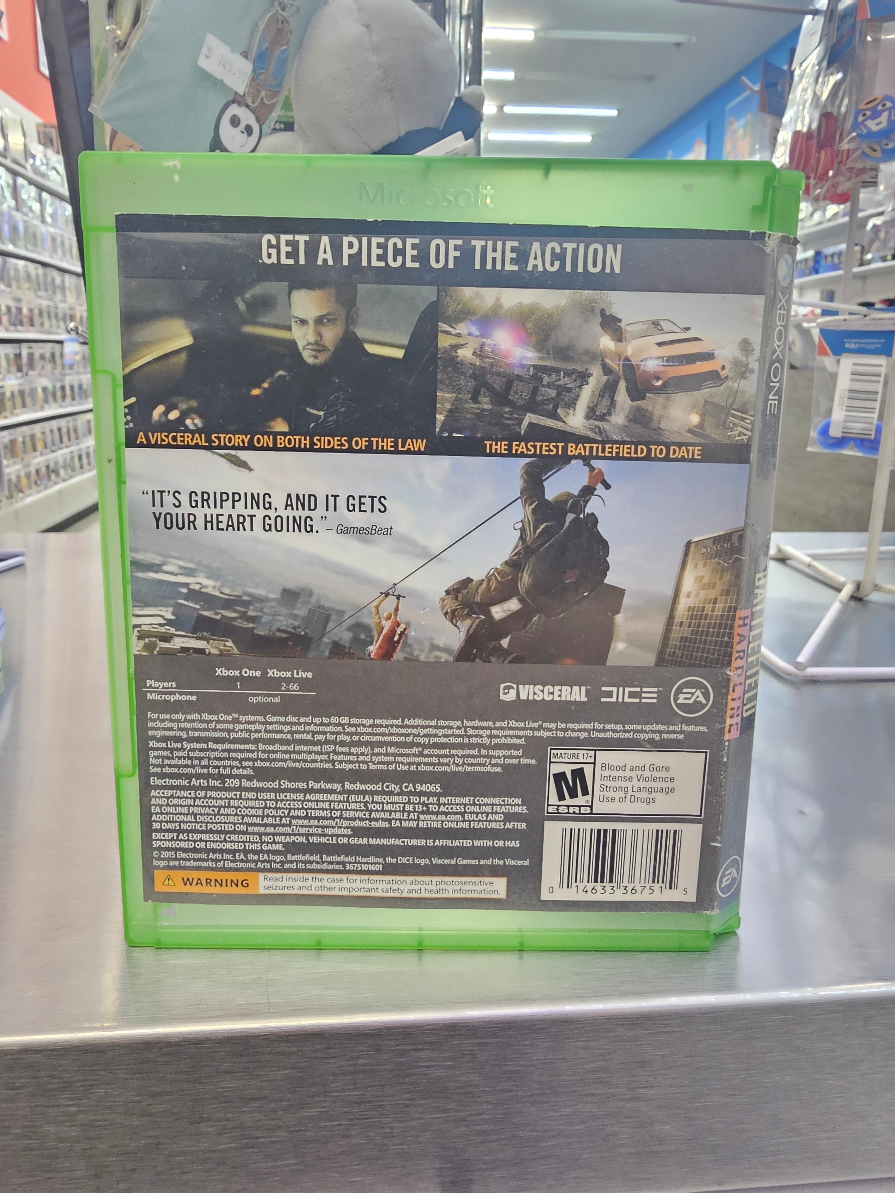Battlefield Hardline Xbox One  Usado
