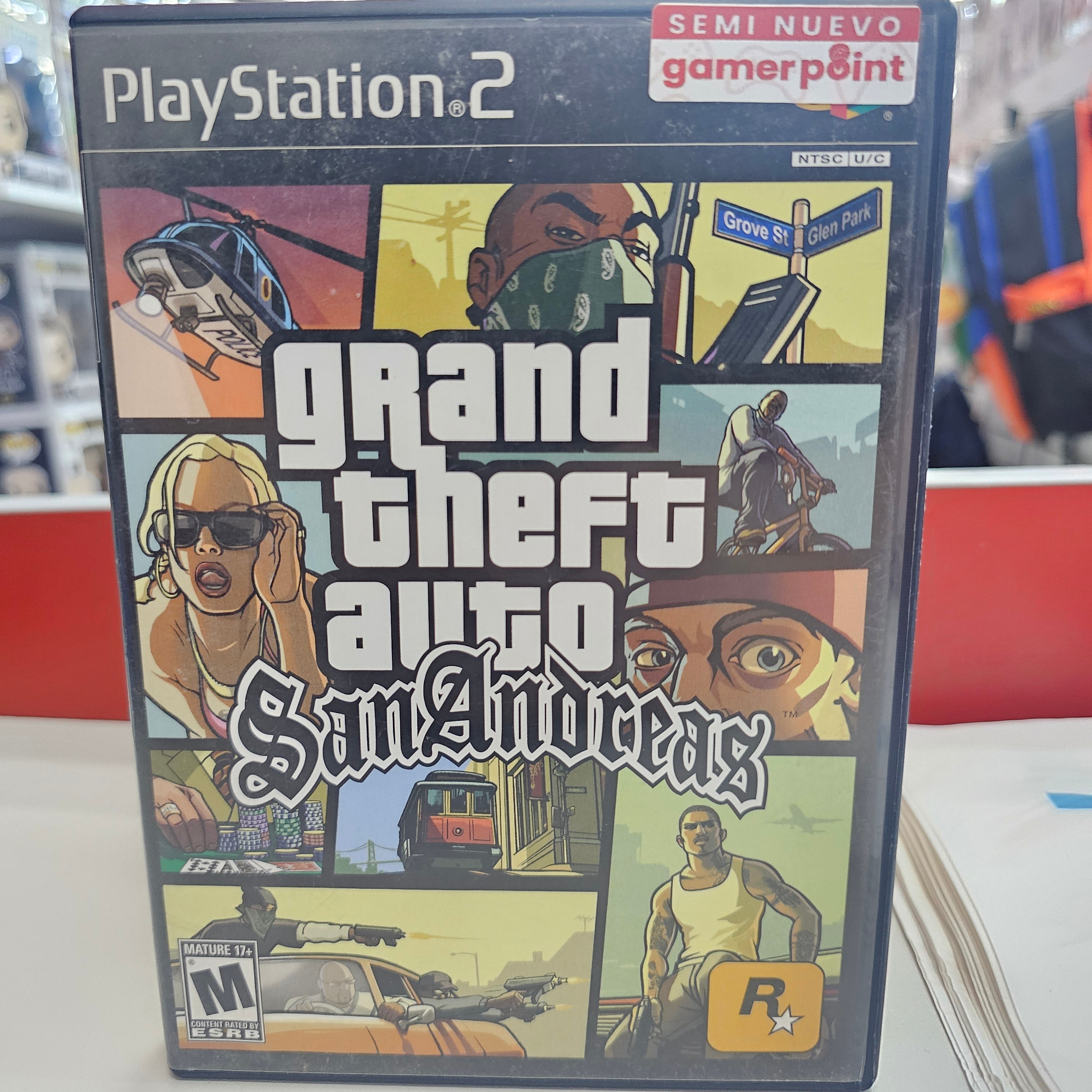 Grand Theft Auto San Andreas Ps2 Usado