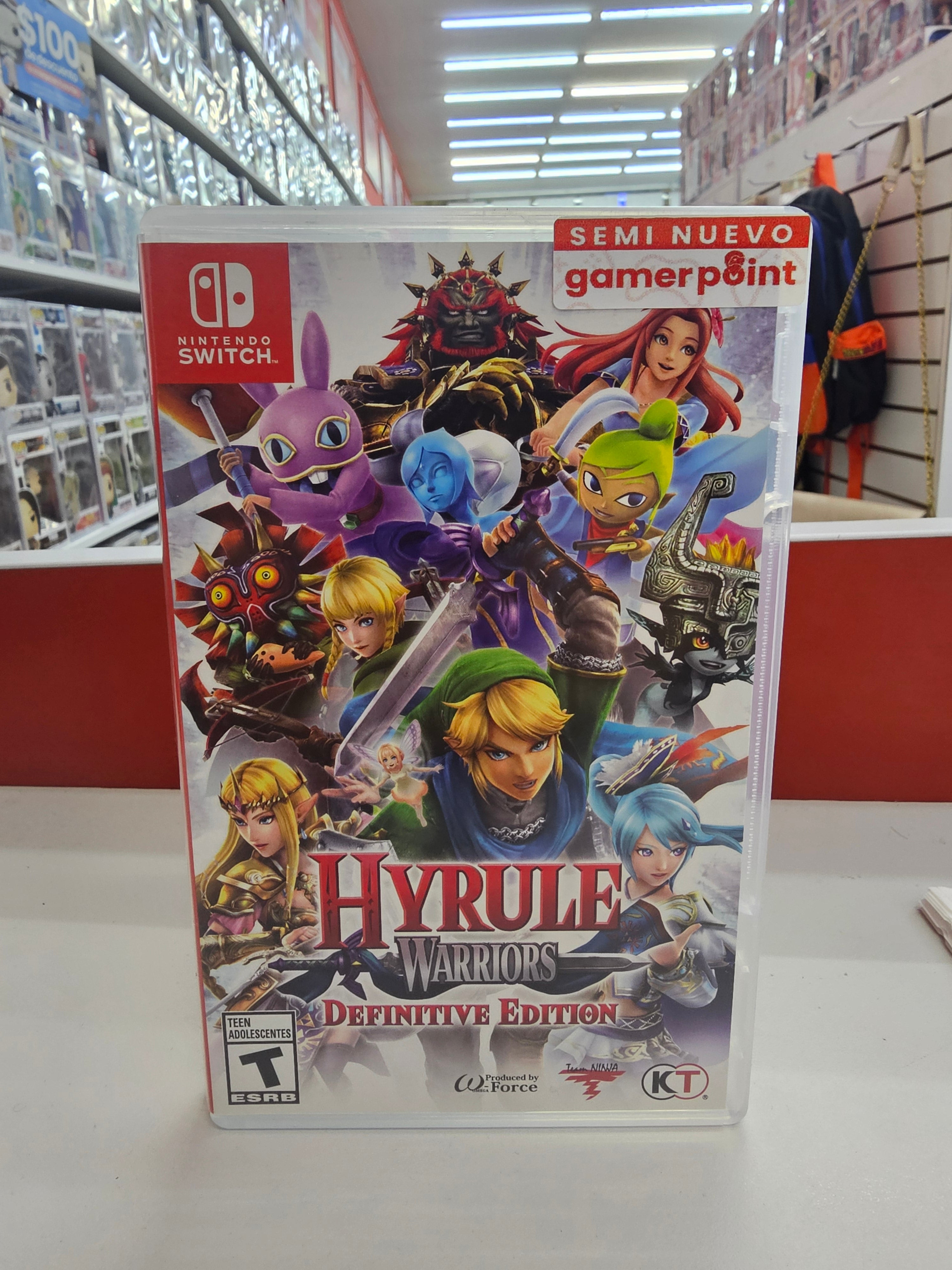 Hyrule Warriors Definitive Edition Nintendo Switch Usado