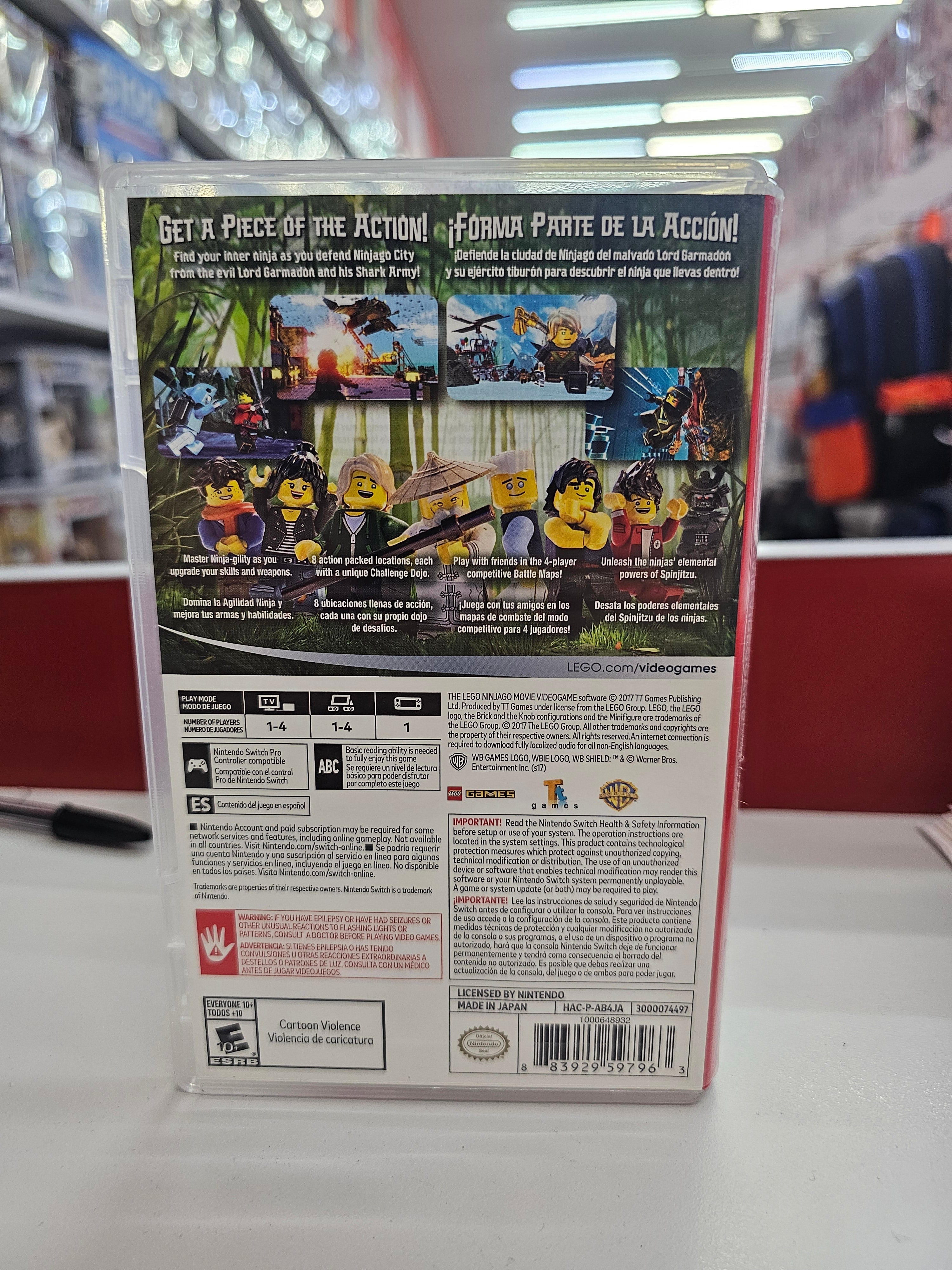 LEGO The Ninjago Movie The Videogame Nintendo Switch Usado