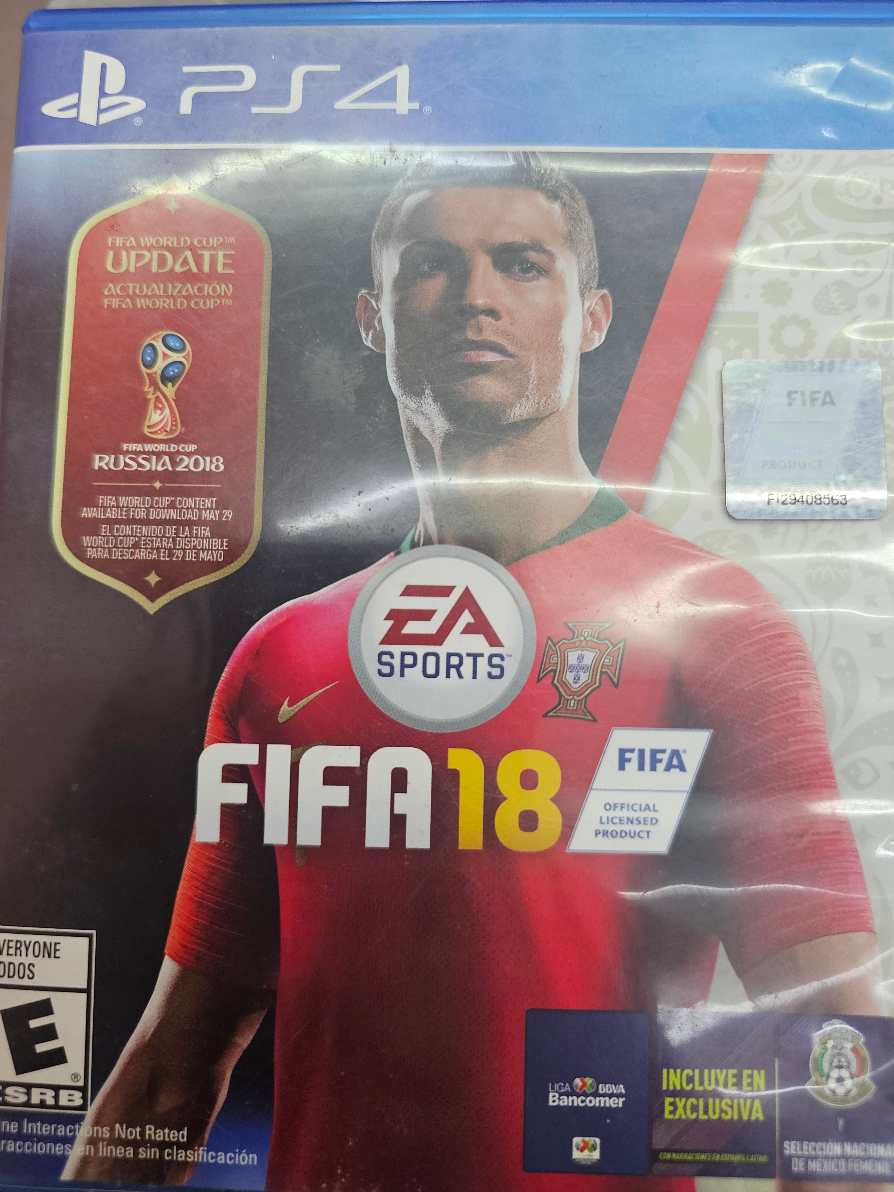 FIFA 18 PS4 Usado