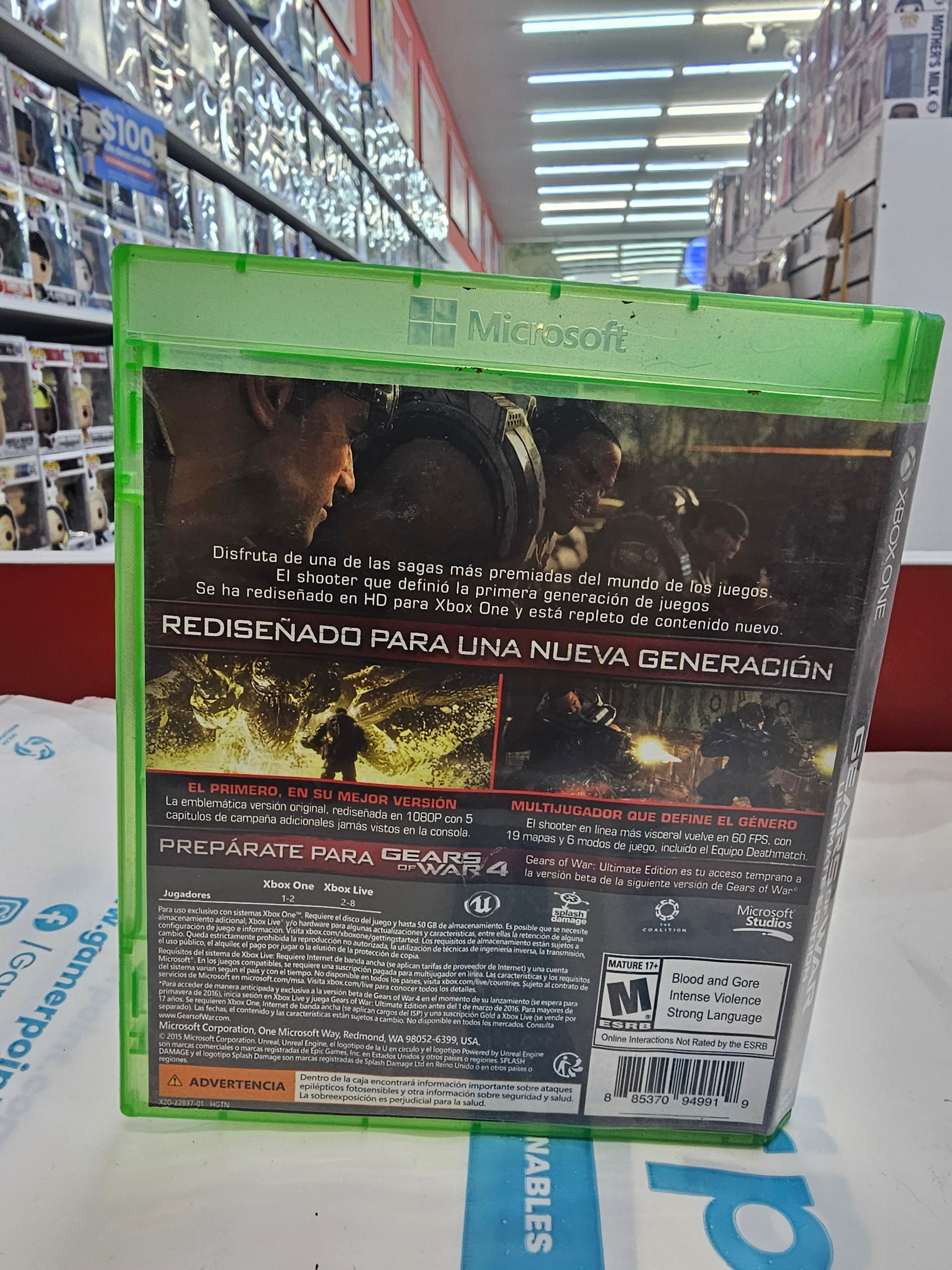 Gears Of War Ultimate Xbox One Usado