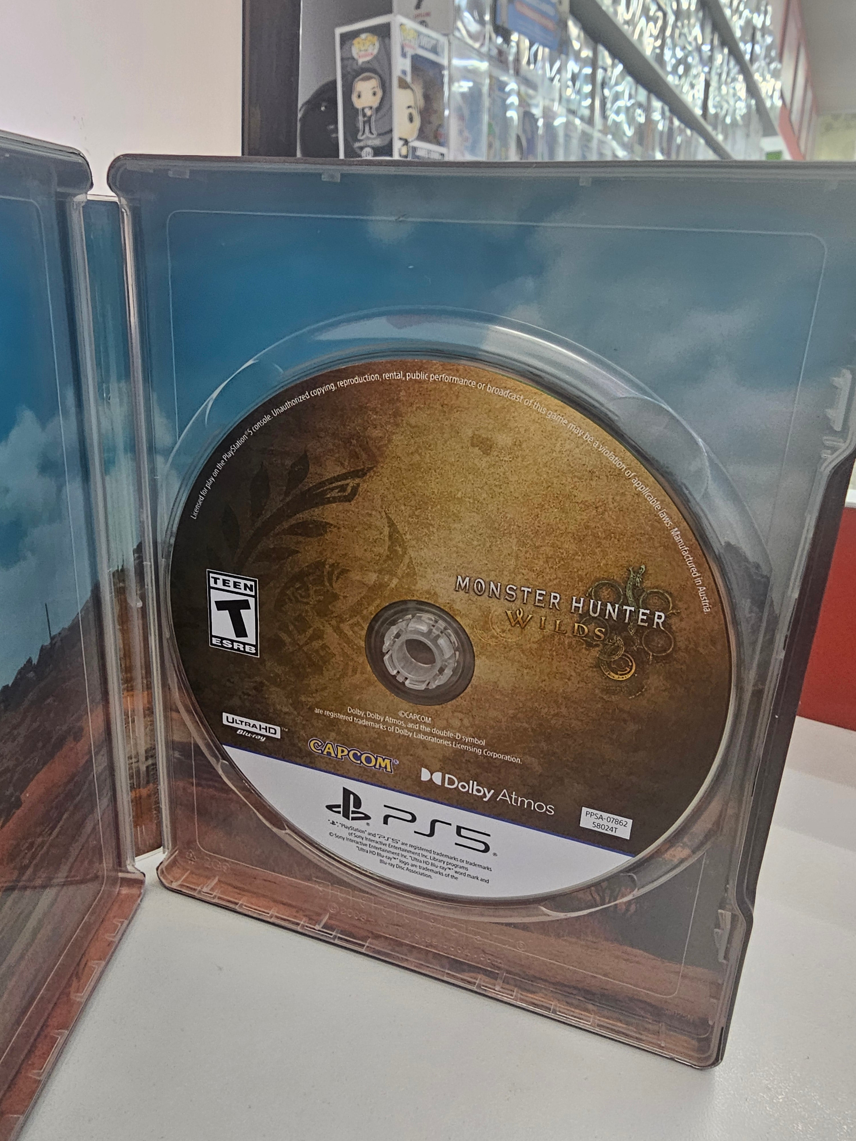 Monster Hunter Wilds Steel Case PS5 Usado