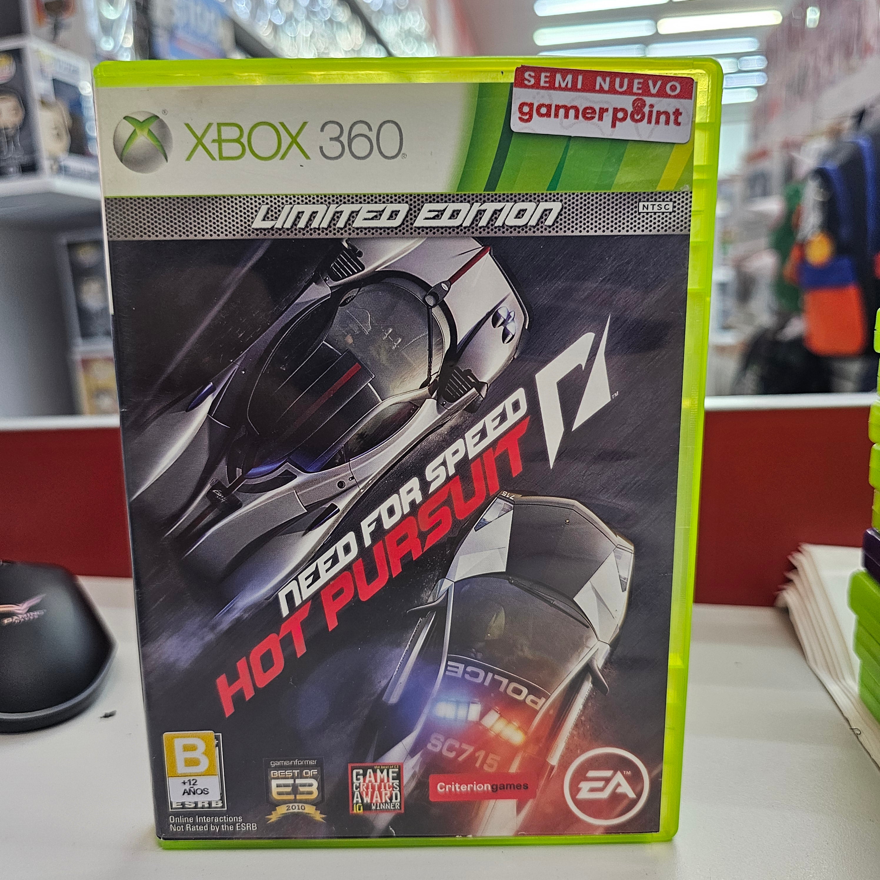 Need For Speed Hot Pursuit Xbox 360 Usado
