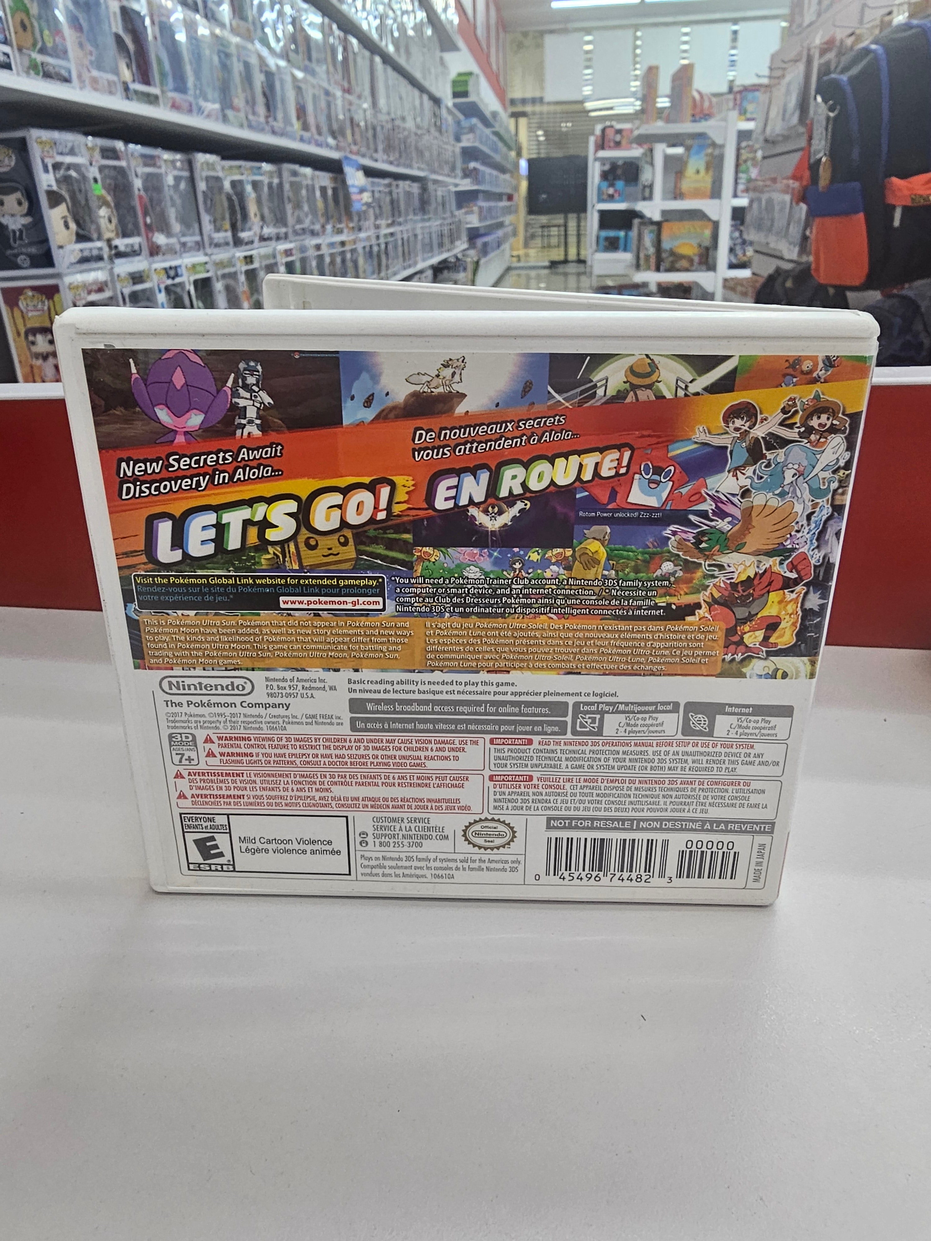 Pokemon Ultra Sun Nintendo 3Ds Usado